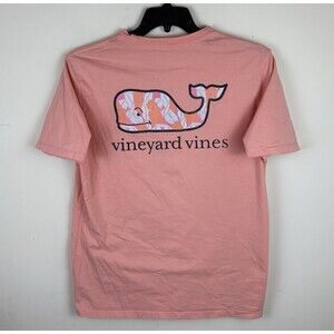 Vineyard Vines Graphic T-Shirt / Salmon / Size Large / Short Sleeve / Large